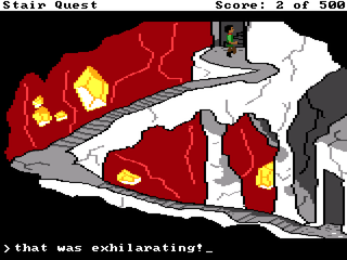 Illustration for article titled Finally, an old-school adventure game that’s nothing but stairs